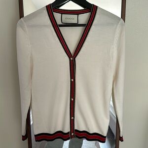 Gucci silk cardigan